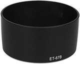 ET67B Pare-Soleil paresoleil Pare Soleil Type ET-67B pour Objectif Canon EF-S 60mm f/2.8 Macro USM - ADAPTOUT Marque FRANÇAISE