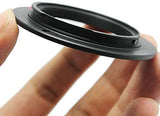 67MM EOS Bague D'INVERSION INVERSEUR pour Objectif 67 MM (Type 18-135 Canon, Nikon 85mm 1.8 .) vers BOITIER Canon EOS 100% Métal Macro Macrophotographie Inversion - ADAPTOUT Marque FRANÇAISE