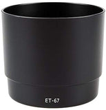 ET67 Pare-Soleil paresoleil Pare Soleil Type ET-67 pour Objectif EOS EF 100mm f/2.8 Macro USM - ADAPTOUT Marque FRANÇAISE