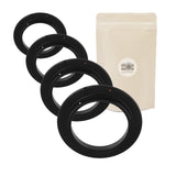 Lot de 4 Bague d'Inversion pour Nikon AI : 49 mm + 52 mm + 55 mm + 58 mm pour Appareil Photo DSLR Bague 100% Métal Macro