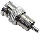 10x Adaptateur BNC vers RCA Male Fiche Adaptateur s-Video Vidéosurveillance CCTV vers Composite Vidéo - Lot de 10 - Adaptout Marque Française