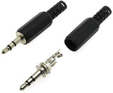 Lot de 100 Prise Jack 3.5mm Male à Souder Stéréo Fiche Minijack Connecteur Soudure - ADAPTOUT Marque FRANÇAISE
