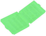 3 BOITIERS Verts pour Piles LR6 AA LR06 Lot DE 3 Protections TRANSLUCIDEs Boite boites boitier LR-6 Rangement