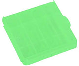 3 BOITIERS Verts pour Piles LR6 AA LR06 Lot DE 3 Protections TRANSLUCIDEs Boite boites boitier LR-6 Rangement