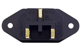 2X Prise Alimentation IEC C13 C14 fiche Schuko Male 10A CEI sans Soudure de Facade a Visser ROHS CE - Adaptout Marque Française