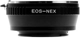 EOS NEX ∞ Bague D'ADAPTATION Compatible Objectif Canon EOS vers BOITIER Sony NEX E Adaptateur 100% Métal Mise AU Point A L'INFINI Dont NEX-3 NEX-5 NEX-7 A7s A7r A7sII - ADAPTOUT Marque FRANÇAISE