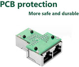 X2 Doubleur RJ45 RJ 45 Cat 5 6 7 pour Extension Adaptateur Femelle Femelle rallonge Ethernet 1 Seul Internet à la Fois - ADAPTOUT Marque FRANÇAISE