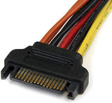 X5 Doubleur d'alimentation Sata Cable Flexible 20cm Cable Répartiteur pour PC ATX Mini ATX Micro ATX 1 Male vers 2 Femelles - ADAPTOUT Marque FRANÇAISE