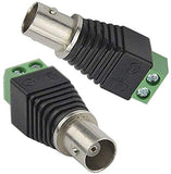 5X Domino BNC Femelle Adaptateur 2 entrées sans Soudure connecteur Video s-Video - Adaptout Marque Française