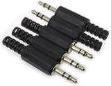 Lot de 100 Prise Jack 3.5mm Male à Souder Stéréo Fiche Minijack Connecteur Soudure - ADAPTOUT Marque FRANÇAISE