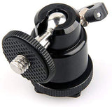 Lot DE 4 Rotule tête Sabot Flash Hot Shoe pour Appareil Photo vis 1/4" Compatible Toutes Marques Canon Nikon Sony Pentax Fuji Panasonic Samsung Olympus Nettoyage Capteur Objectif