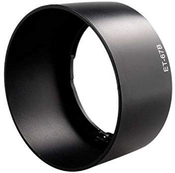 ET67B Pare-Soleil paresoleil Pare Soleil Type ET-67B pour Objectif Canon EF-S 60mm f/2.8 Macro USM - ADAPTOUT Marque FRANÇAISE