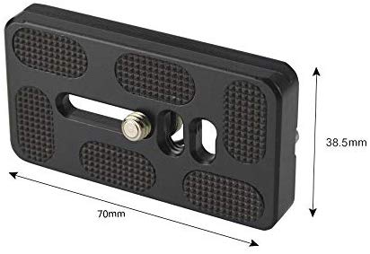 X3 PU-70 Arca Swiss Stativsohlen | 70mm | Für Benro, Gitzo, Induro Stative | 3 Stück Set