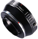 MD NIKON1 ∞ Bague D'ADAPTATION Compatible Objectif MINOLTA MD vers BOITIER Nikon 1 One Adaptateur 100% Métal Mise AU Point A L'INFINI Nikon 1 V1 V2 J1 J2 J5 v3 AW1 - ADAPTOUT Marque FRANÇAISE