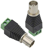 5X Domino BNC Femelle Adaptateur 2 entrées sans Soudure connecteur Video s-Video - Adaptout Marque Française
