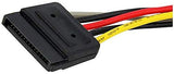 X3 Doubleur d'alimentation Sata Cable Flexible 20cm Cable Répartiteur pour PC ATX Mini ATX Micro ATX 1 Male vers 2 Femelles - ADAPTOUT MARQUE FRANÇAISE