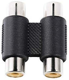 Lot de 3 Coupleur RCA 2 Voies Extension Adaptateur Connecteur RCA Femelle vers RCA Femelle - Adaptout Marque Française