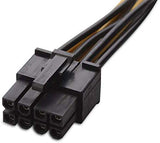 X3 Cable Molex 8 Pin Femelle Vers 2X 4 Pin Male Cable PCI Express De 18cm Broche Fiche D'Alimentation Pour Carte Graphique 8Pin 4Pin- Adaptout Marque Française