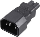 Adaptateur Prise IEC C14 vers IEC C7 Schuko en 8 10A