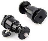 Lot DE 4 Rotule tête Sabot Flash Hot Shoe pour Appareil Photo vis 1/4" Compatible Toutes Marques Canon Nikon Sony Pentax Fuji Panasonic Samsung Olympus Nettoyage Capteur Objectif