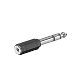Adaptout X5 Adaptateur Gros Jack 6.35mm Male vers Mini Jack 3.5mm Femelle Stereo Connecteur Audio Minijack Ecouteurs HiFi Casque Marque FRANÇAISE