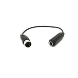 2X Cable adaptateur DIN MIDI 5 Pin vers Gros jack 6,3 mm femelle stereo audio musique hifi 30 cm