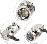 2X Cable 3G SDI 10Cm Angle Coude 90° 90 degrès RG179 Supporte HD-SDI 3G SDI 4K 8K 75 Ohm