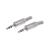 Adaptout X8 Jack Prise Jack 3.5mm Male à Souder Stéréo Fiche Male Minijack Connecteur Soudure Mini 100% métal Marque FRANÇAISE