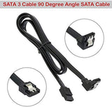 Adaptout X5 Cable sata 3 40cm 90° 6 Gbps Angle coude Droit HDD PC Carte Mere SATA III 3.0 MARQUE FRANÇAISE