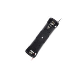 5X Armature Support Boite boitier pour 1 Pile Batterie 18650 avec Fils Noir Rouge coupleur