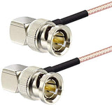 3X Cable 3G SDI 10Cm Angle Coude 90° 90 degrès RG179 Supporte HD-SDI 3G SDI 4K 8K 75 Ohm