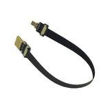 3X Cable HDMI nape ultra fine HDMI Male standard vers micro HDMI male retour video 10cm