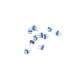 Boite de 100 résistances variables 10 types RM065 6mm ajustables electronique PCB a souder