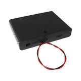 2X Armature Support Boite boitier pour 8 Pile Batterie AA LR06 avec Fils Noir Rouge coupleur