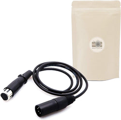 Cable d Alimentation rallonge XLR 4 Broche alim 4 pin 12v 24v 48v 1 Mètre - ADAPTOUT Marque FRANÇAISE