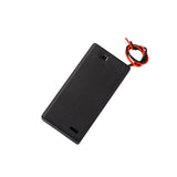 10X Armature Support Boite boitier carré pour 2 Piles Batteries AAA avec Fils Noir Rouge coupleur