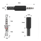 Adaptout 10X Prise male mini jack 3,5 mm TRRS a souder audio micro commande