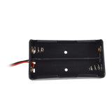 5X Armature Support Boite boitier pour 2 Pile Batterie 18650 avec Fils Noir Rouge coupleur