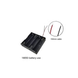 10X Armature Support Boite boitier pour 4 Pile Batterie 18650 avec Fils Noir Rouge coupleur