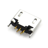 5X Micro Prise USB 2.0 Femelle PCB Board a souder 5 pins Chargeur Piece de Rechange
