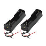 5X Armature Support Boite boitier pour 1 Pile Batterie 18650 avec Fils Noir Rouge coupleur