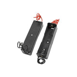 5X Armature Support Boite boitier pour 1 Pile Batterie 18650 avec Fils Noir Rouge coupleur