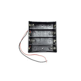 5X Armature Support Boite boitier pour 4 Pile Batterie 18650 avec Fils Noir Rouge coupleur