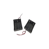 5X Armature Support Boite boitier pour 3 Pile Batterie 18650 avec Fils Noir Rouge coupleur