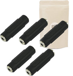 X5 Coupleur Prise Mini Jack 3.5mm Femelle - Femelle Stereo Adaptateur Minijack Connecteur rallonge Cable ADAPTOUT Marque FRANÇAISE