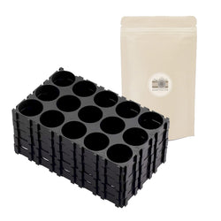 5X Organisateur Support de Piles 18650 Plastique a souder Batterie 15 Slots
