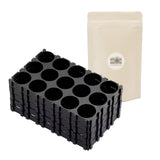 5X Organisateur Support de Piles 18650 Plastique a souder Batterie 15 Slots