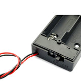 5X Armature Support Boite boitier carré pour 2 Piles Batteries 18650 avec Fils Noir Rouge coupleur et Interrupteur on Off