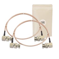2X Cable 3G SDI 50Cm Angle Coude 90° 90 degrès RG179 Supporte HD-SDI 3G SDI 4K 8K 75 Ohm