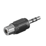 2X Adaptateur Mini Jack 3,5 mm Stereo vers Prise RCA Mono HiFi Audio
